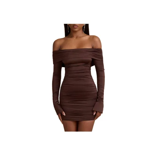 OH POLLY Nellie Длинное платье с длинными рукавами женское