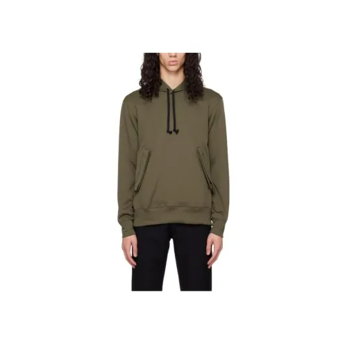 COMME Des GARCONS HOMME PLUS Хаки Мужские Свитшоты