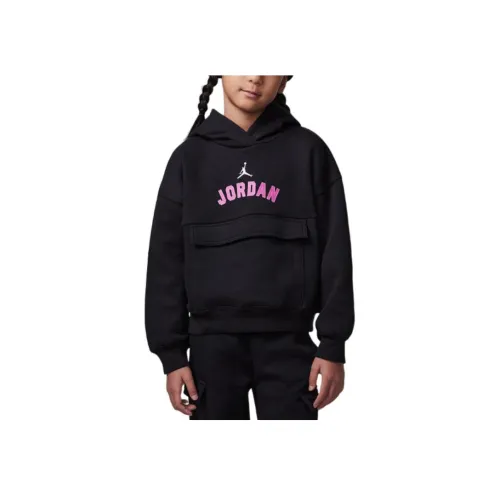 Джордан Свитшот Черный для детей 3-7 лет