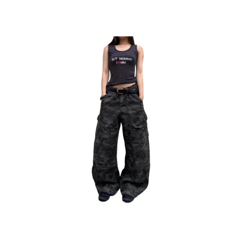 CASTLE WOODS Камуфляж Женские Джинсы