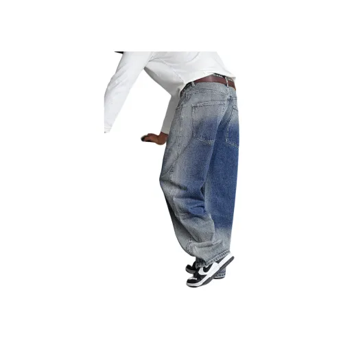 ZHANDASHUAI Blue Men's Jeans ZHANDASHUAI Синий Мужской Джинсы