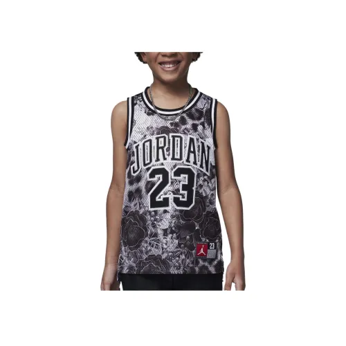 Jordan Майка Черная Серый Детская