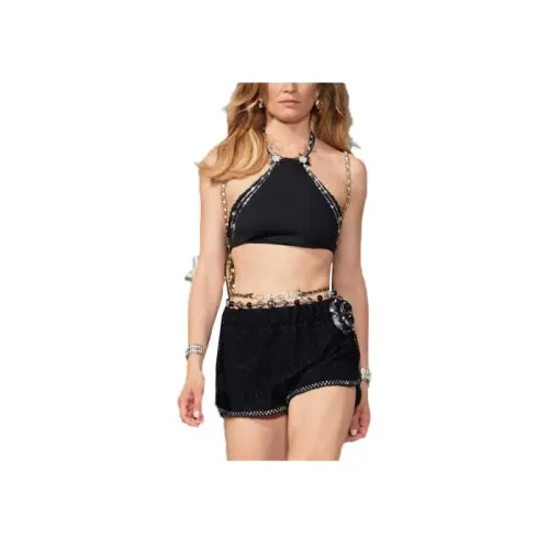 CHANEL SS24 24C Бикини Женские Черный