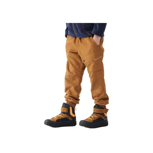 Детский и малыш DECATHLON Вязаные тренировочные штаны SH100 Темно-умбровая