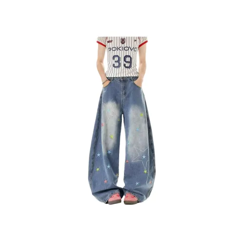 YEARNED Blue Women's Jeans YEARNED Синий Женские Джинсы