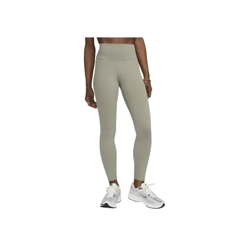 Nike One High Waisted Full Length Leggings Женские Светло-армейский зеленый