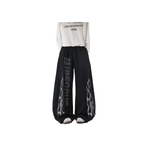 YONGYAN Черные Унисекс Повседневные Штаны