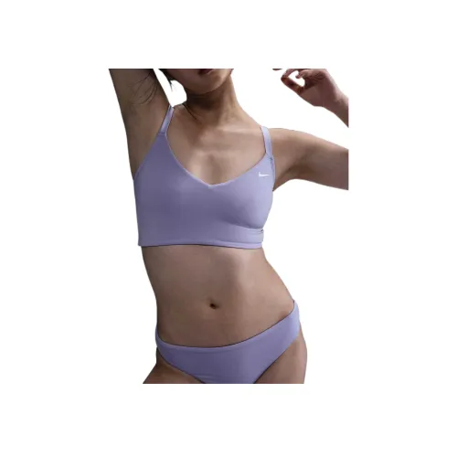Nike Двухкомпонентный Купальник Женский Фиолетовый