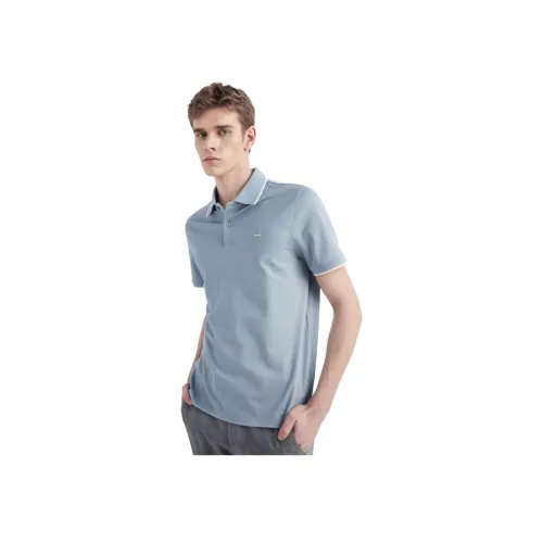 VICUTU Light Blue Men's Polo