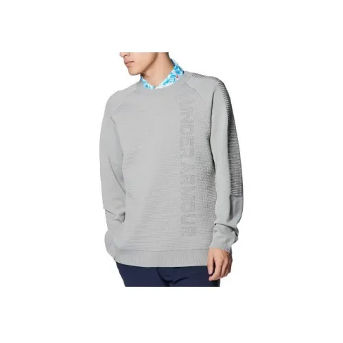 Under Armour IntelliKnit Steel Gray Мужской Трикотаж