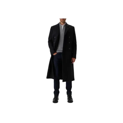 TRUSSARDI Мужское черное пальто
