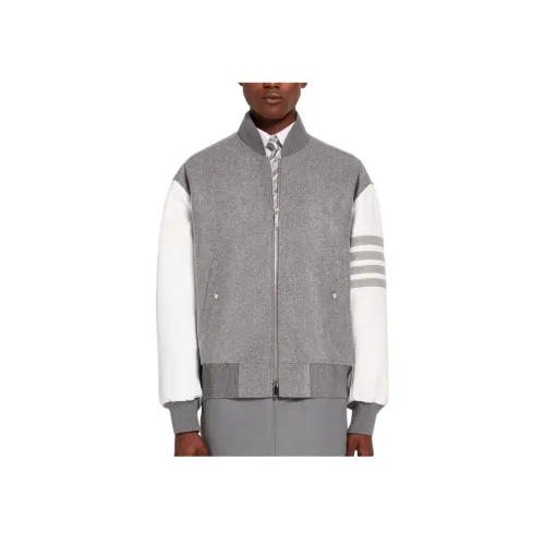 THOM BROWNE Серый Мужской Куртки