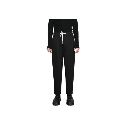 RAYSHOW Повседневные брюки Мужские Черные