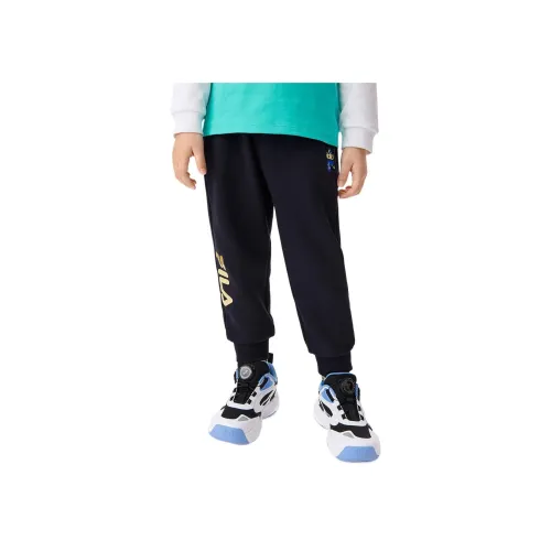 FILA KIDS X Jeremy Ville Брюки Children Aged 3-7 Лет Легенда Синий