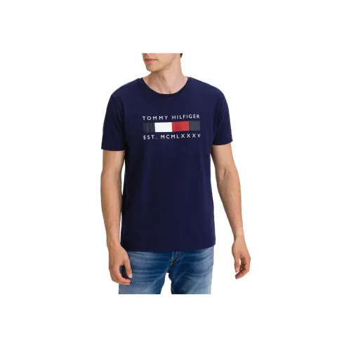 Tommy Hilfiger Темно-синие мужские футболки T