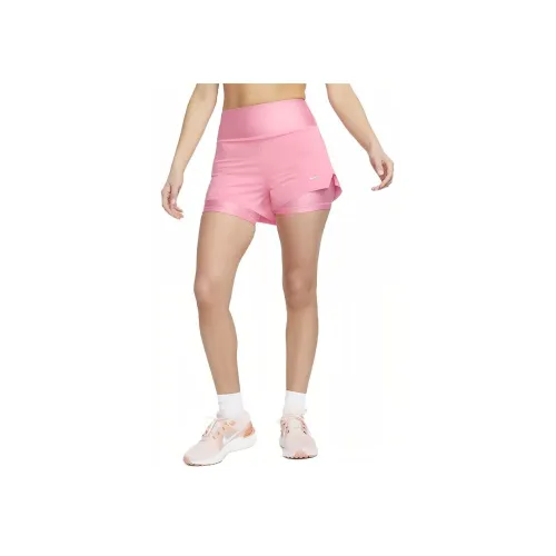 NIKE Коралловые Женские Спортивные Шорты