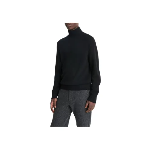 VINCE Черные Мужские Кашемировые Свитера