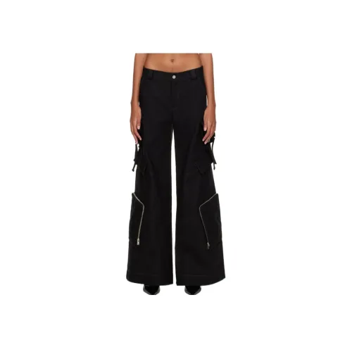 DION LEE Черные унисекс брюки карго