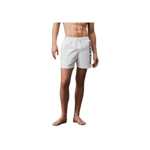 Calvin Klein Плавательные шорты Европейская версия Мужские Классические Белые