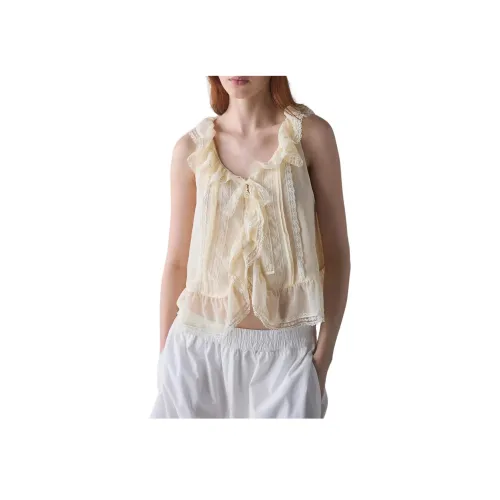 Urban Outfitter Сливочный Женские Майки