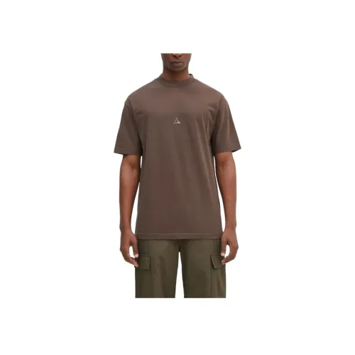 ROA Коричневый Мужской T-Рубашки