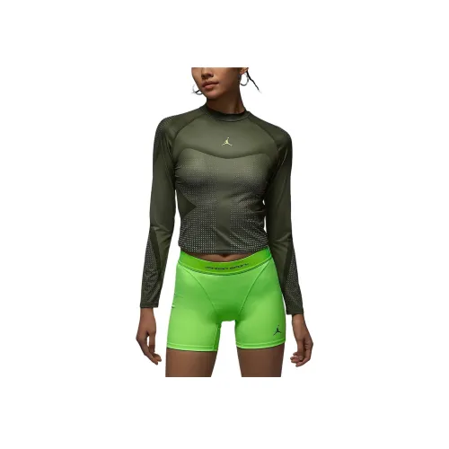 nike Dri Fit Рукав реглан T Рубашка Женская Серый Черный