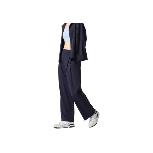 UNIQLO Повседневные брюки Женские Темно-синий