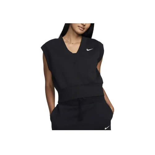 nike Sportswear Phoenix Fleece T Рубашка Женская Черная