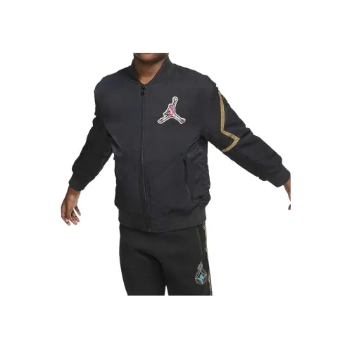 Джордан Хлопковый пуховик Черный Детский