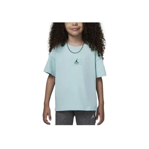 Jordan Flight Essentials T-Shirt Светлый Розовый Зеленый для детей 3-7 лет
