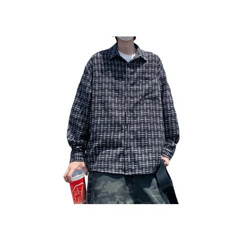 GANGZAI Длинный рукав рубашка унисекс