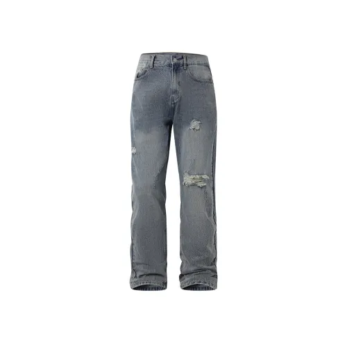 FOR FEAR THAT Ностальгический синий Мужские Джинсы