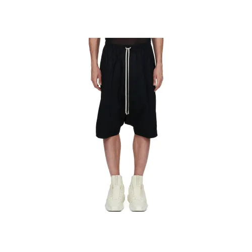 RICK OWENS Черные Мужские Повседневные Шорты
