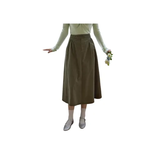 SOLIGHTER Повседневная длинная юбка для женщин