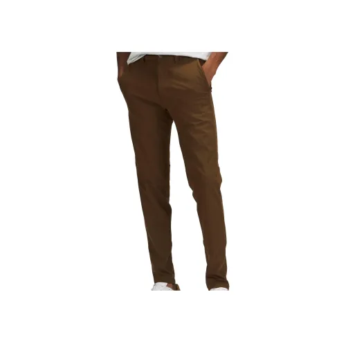 lululemon Commission Повседневные брюки Мужские Темно-коричневые