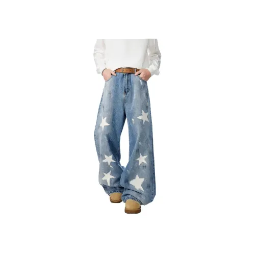 Masongarments Blue Unisex Jeans Масонгарментс Синий Унисекс Джинсы