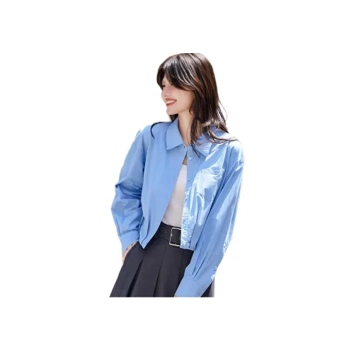 Still Quiet Универсальный Большой размер Карман Рубашка Женская