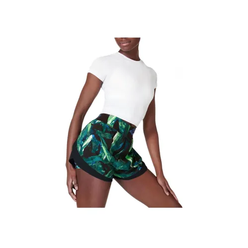 Sweaty Betty Зеленый PALM TREE Женские Повседневные шорты