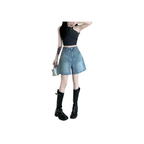 ZXBY Blue Женские джинсовые шорты