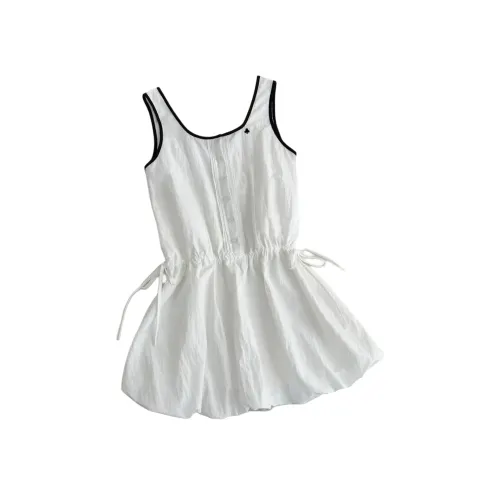 KEAB Без рукавов Платье Женское Белое