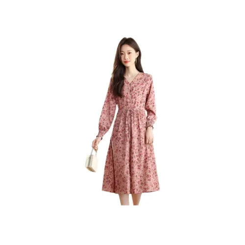 TONYBEAR Длинное платье с длинными рукавами женское