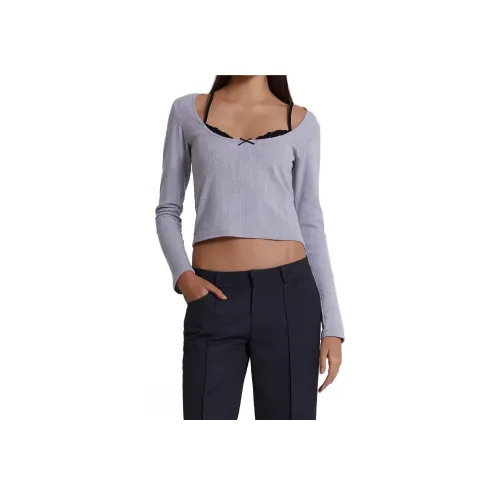 Jaded London T-Shirt Женская Серого цвета