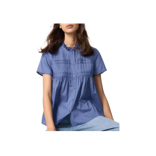 UNIQLO Синие Женские Рубашки