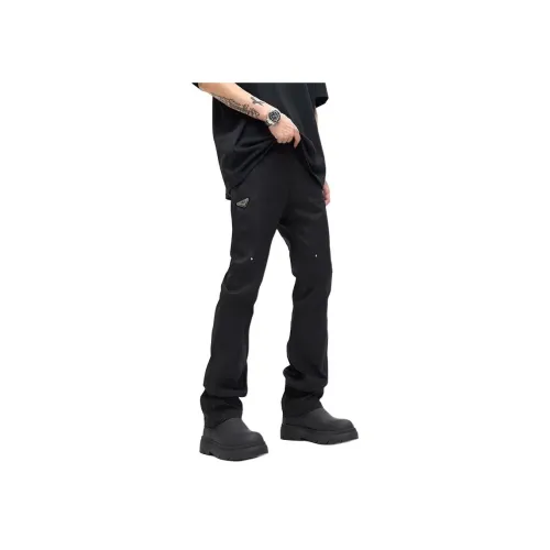 PWUE Черные Унисекс Джинсы