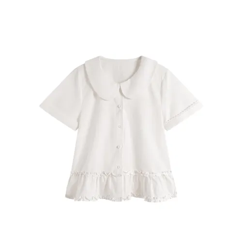 Migu Экрю Женские Рубашки