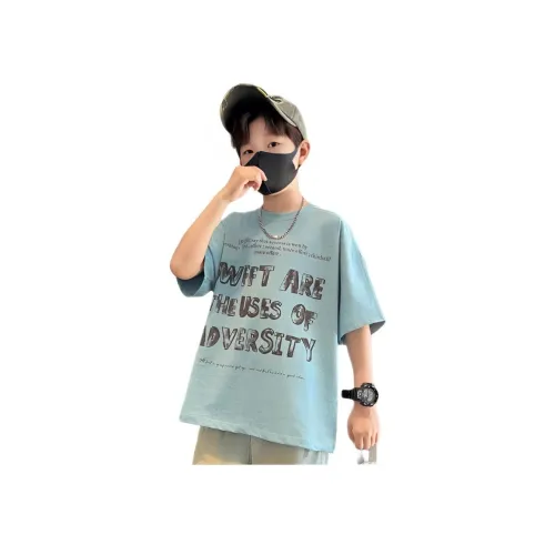 Than Than Me Лето Детская Круглый вырез Мода Бренд T-рубашка