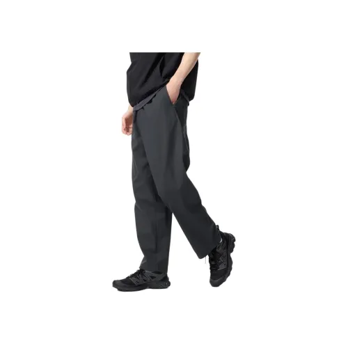 UNIQLO Темно-серые мужские повседневные штаны