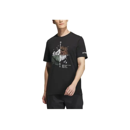 Adidas Черная Унисекс Футболка