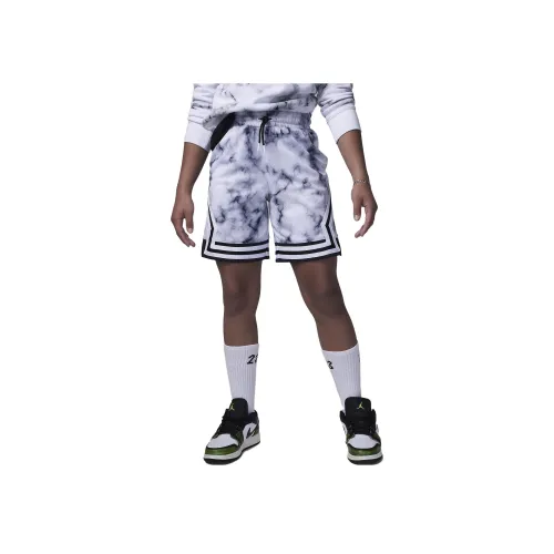 Jordan Kids' Одежда Jumpman Printed Ромб Шорты Kids Шорты Детский Белый