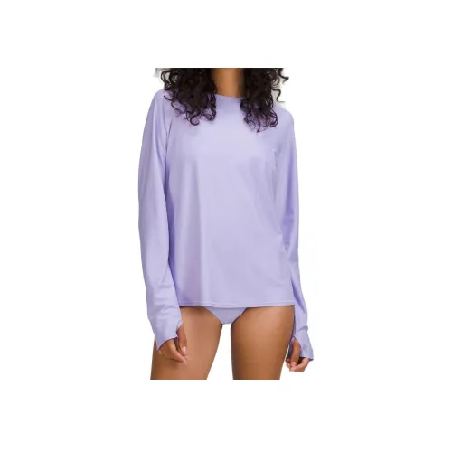 lululemon Waterside Relaxed T-Shirt Женская Дымчатый Светло-фиолетовый